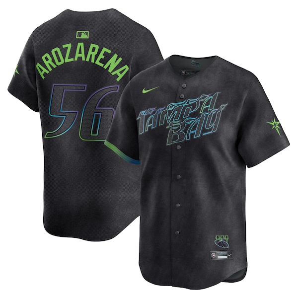Randy Arozarena Tampa Bay Rays Nike 2024 City Connect Limited Player Jersey - Charcoal