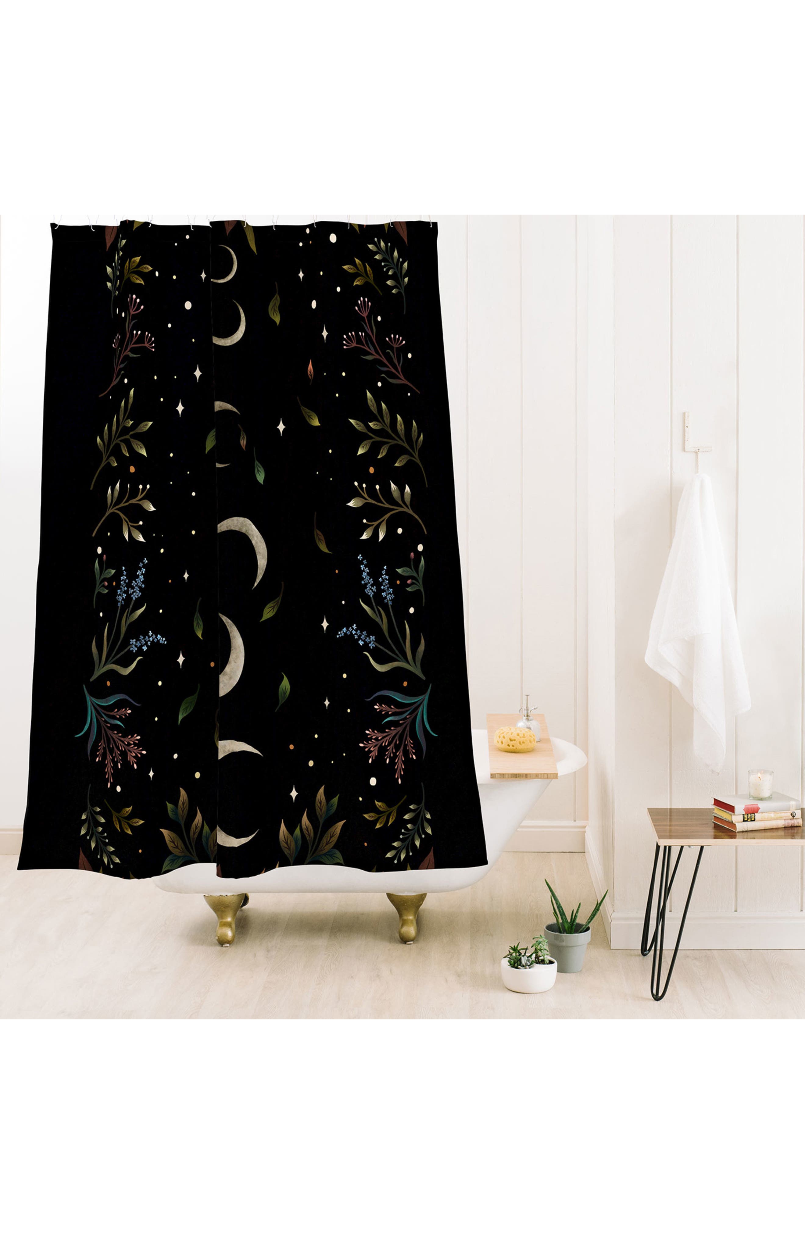 Deny Designs Moon Garden Shower Curtain