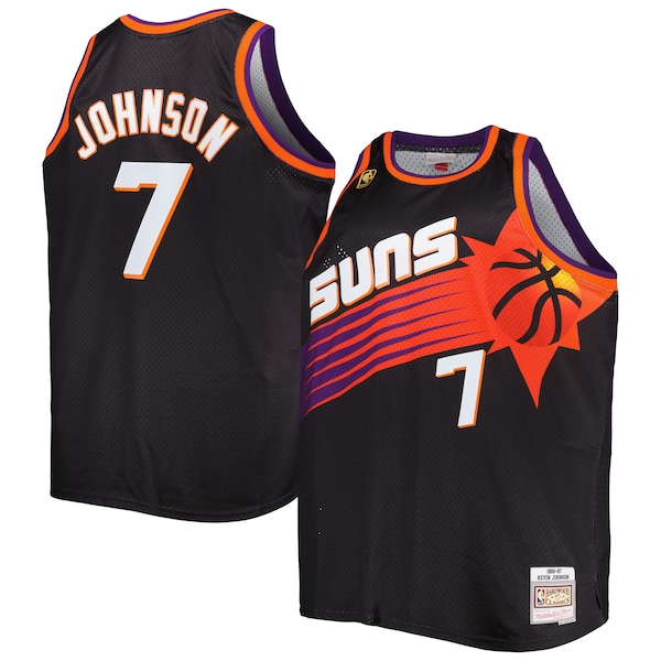 Kevin Johnson Phoenix Suns Big & Tall Hardwood Classics 1996/97 Swingman Jersey - Black