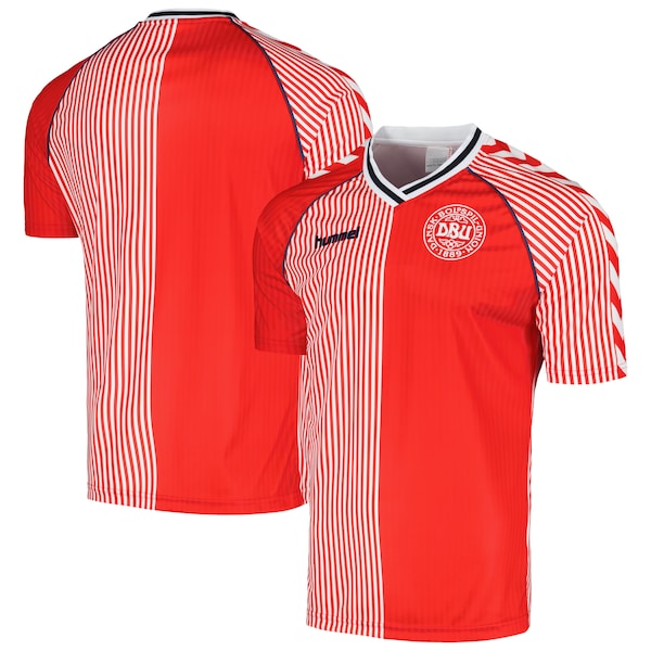 Denmark National Team 1986 Home Replica Jersey - Red