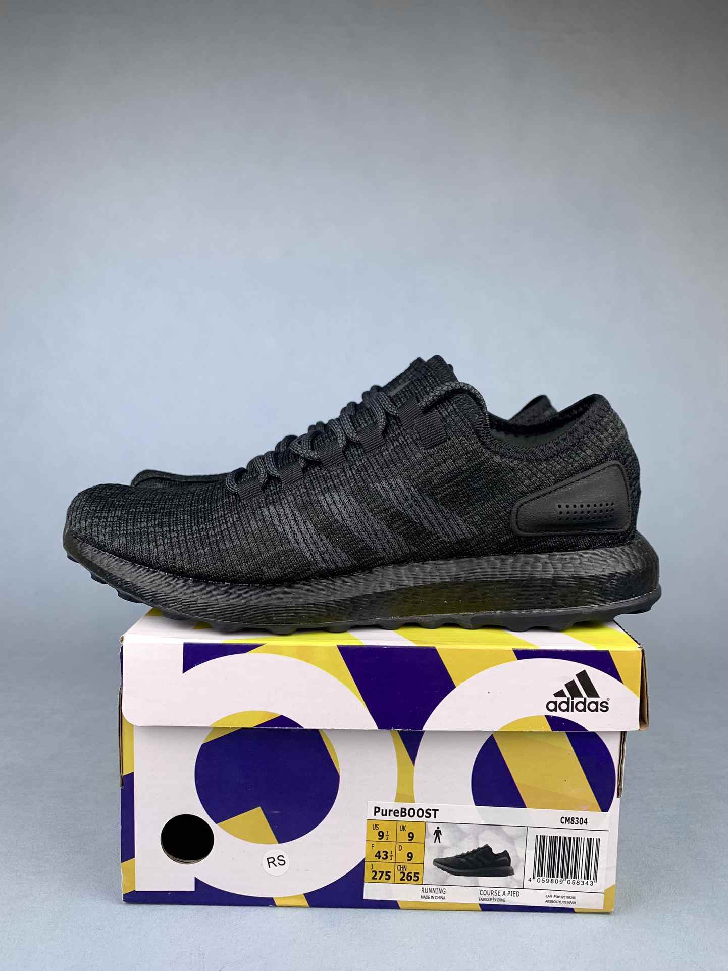 adidas PureBoost Triple Black Shoes