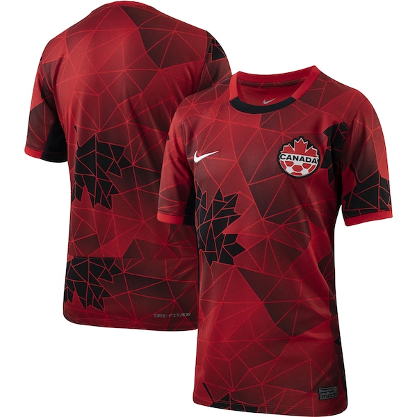 Canada Women's National Team Nike Youth 2023 Home Replica Jersey - Red