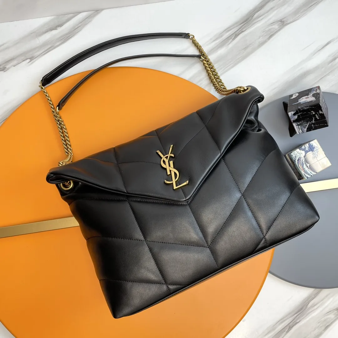 Saint Laurent Loulou Black Quilted Leather Shoulder Bag product photo from LabelPicks
