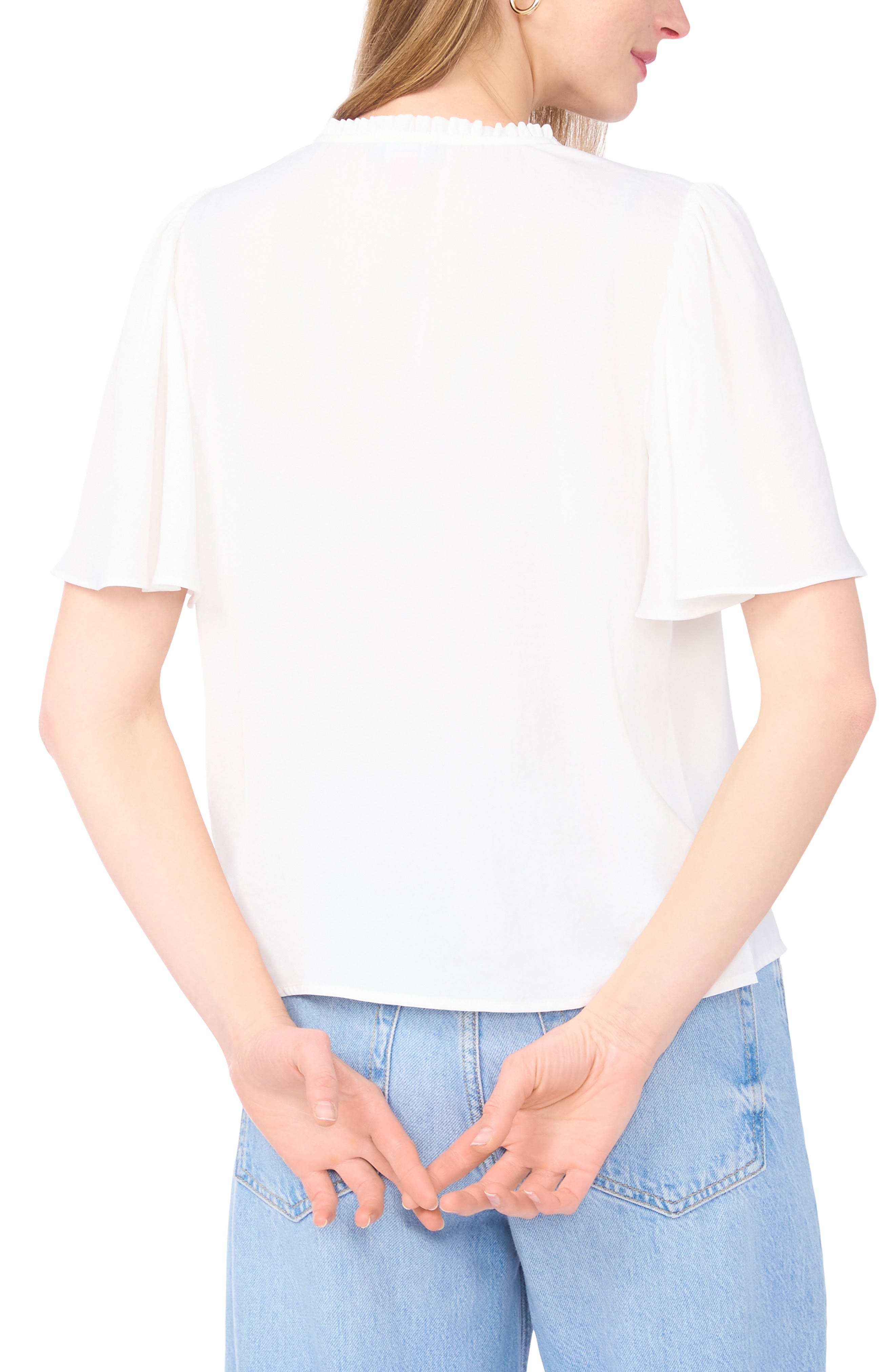 Vince Camuto Tie Neck Top