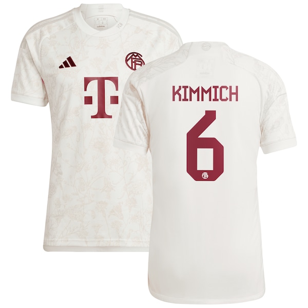 Joshua Kimmich Bayern Munich adidas 2023/24 Third Replica Jersey - White