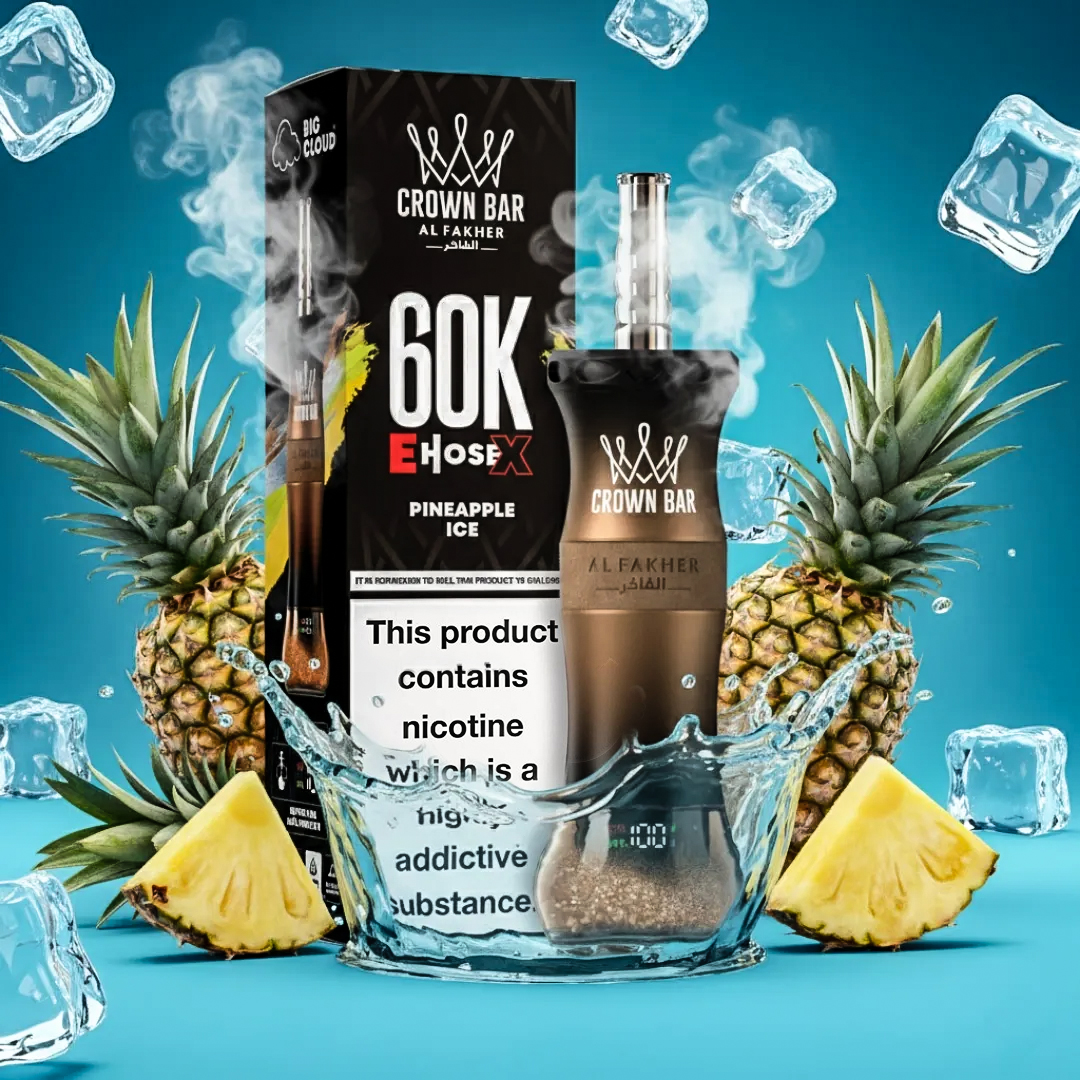 Al Fakher Crown Bar E Hose X 60K Disposable Vape (5%, 60000 Puffs)