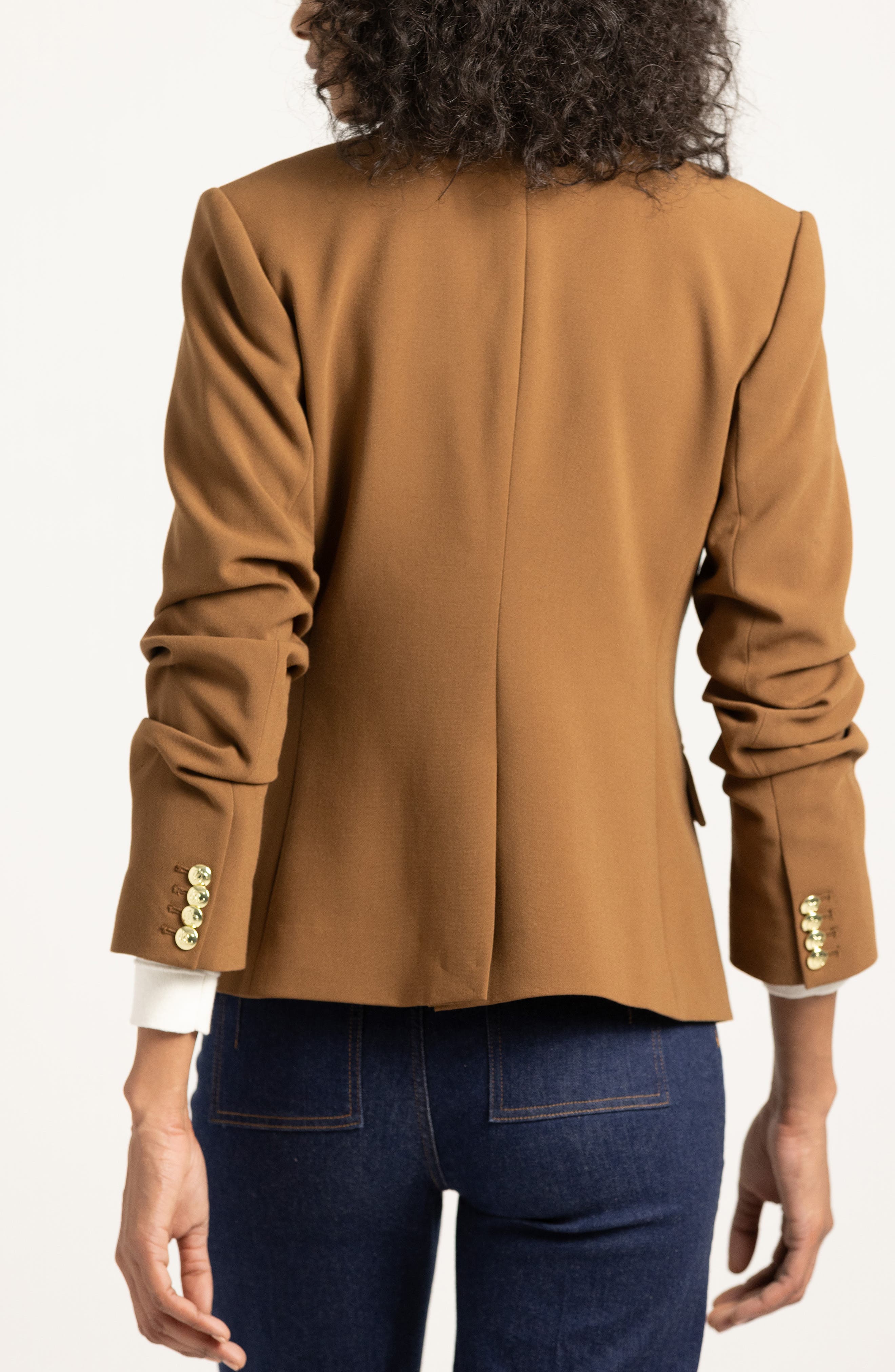 Derek Lam 10 Crosby Ralph Ruched Sleeve Jacket