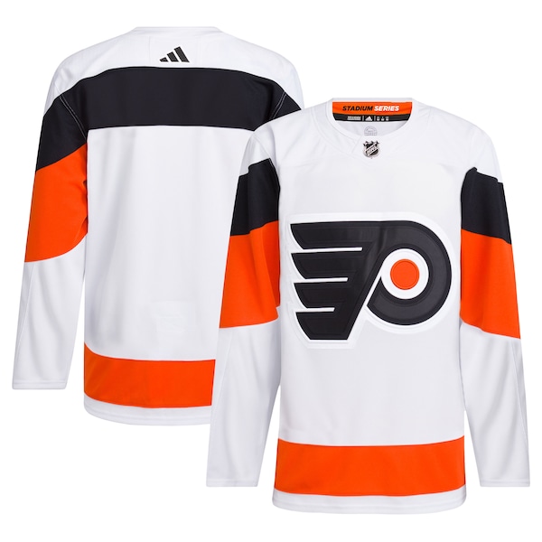 Philadelphia Flyers adidas 2024 NHL Stadium Series Primegreen Authentic Jersey – White