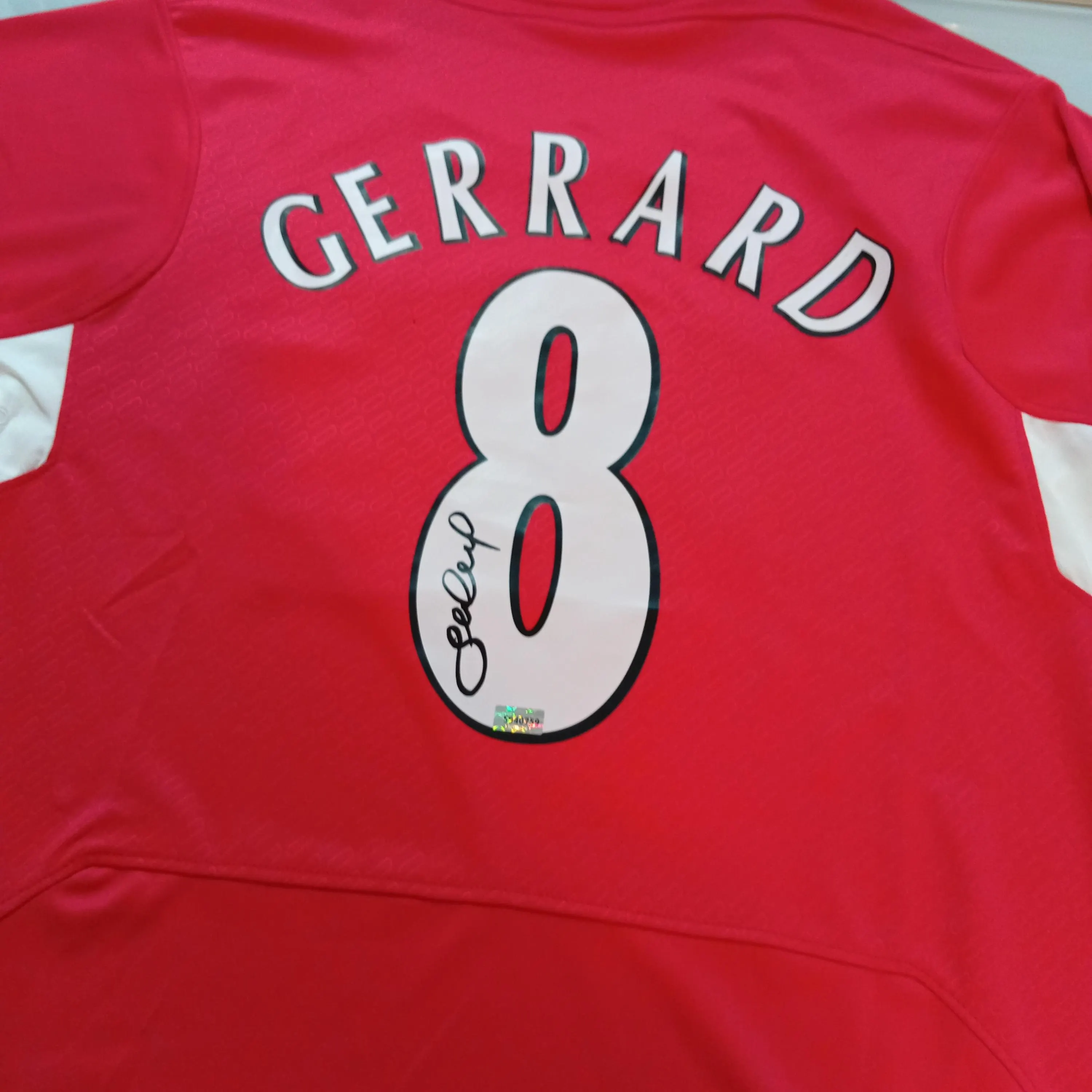 Steven Gerrard Signed Autographed Liverpool Jersey/Shirt With COA