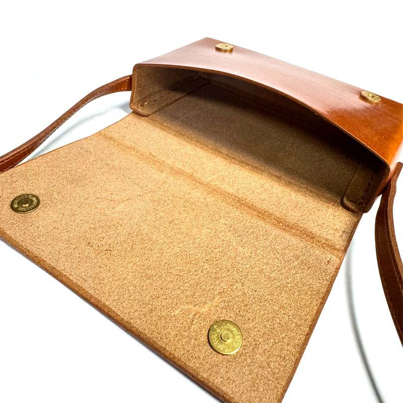 Tan Mini Doctor Flap Purse