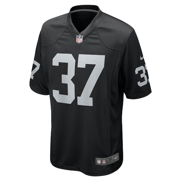 Tyler Hall Las Vegas Raiders Nike Team Game Jersey -  Black