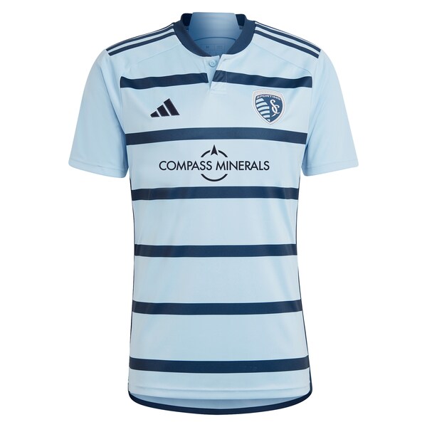 Sporting Kansas City adidas 2024 Hoops 4.0 Replica Custom Jersey - Light Blue