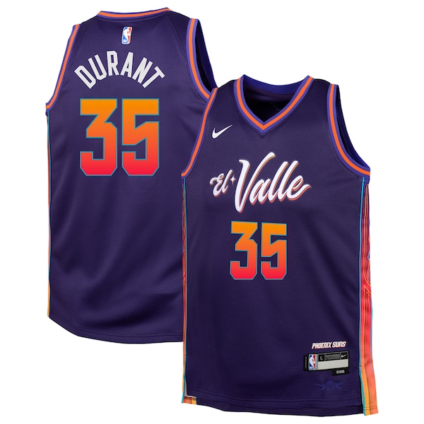 Kevin Durant Phoenix Suns Nike Youth  Swingman Replica Jersey - City Edition - Purple