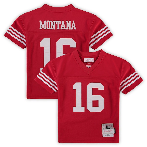 Joe Montana San Francisco 49ers Preschool 1990 Retired Player Legacy Jersey - Scarlet