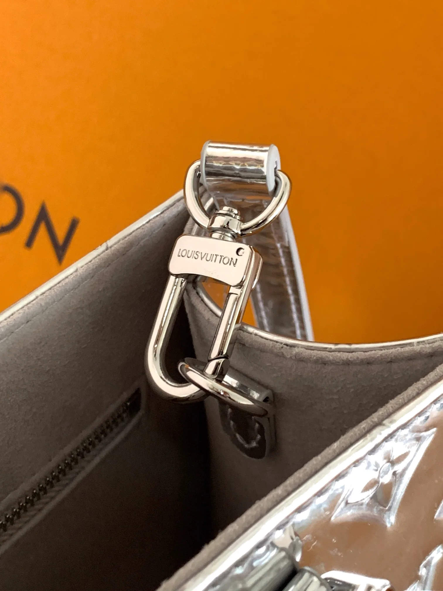 Louis Vuitton Onthego Silver Monogram Canvas Tote Bag product photo from LabelPicks