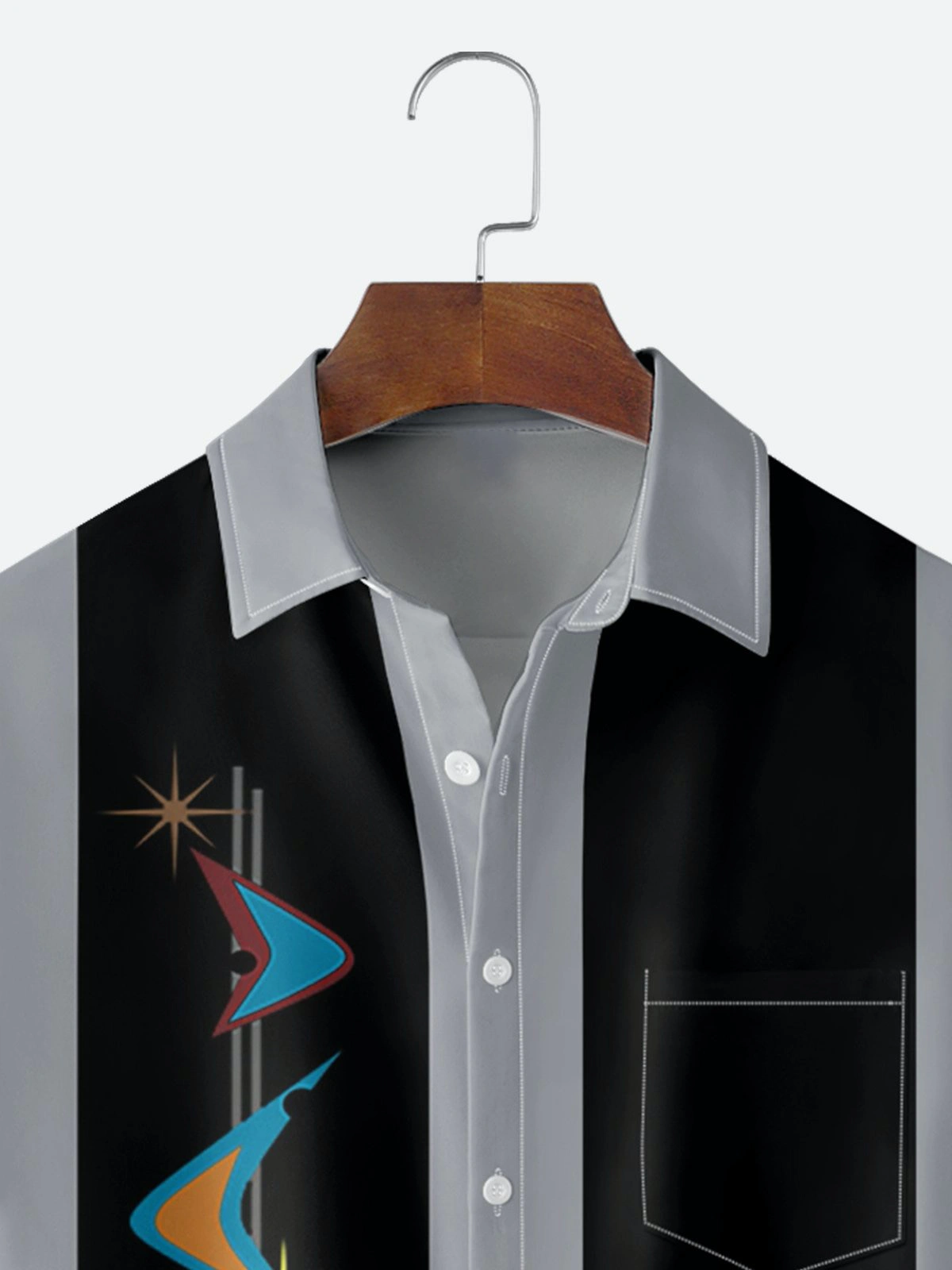 Men's Boomerang Print Shirt