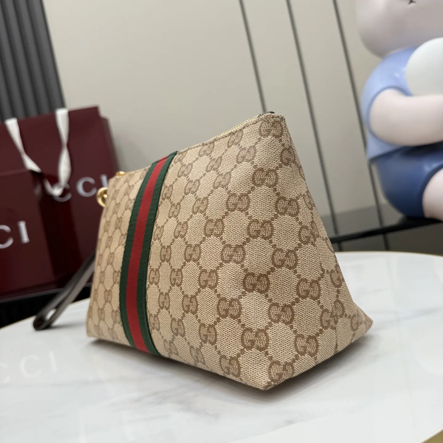 Gucci Generation Beige Canvas and Leather Clutch product photo from LabelPicks