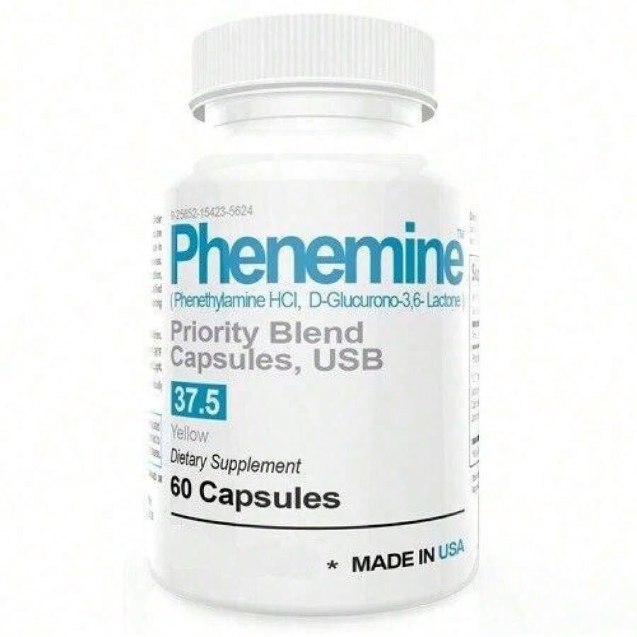 Phenemin 37.5 Metabolism Support Capsules