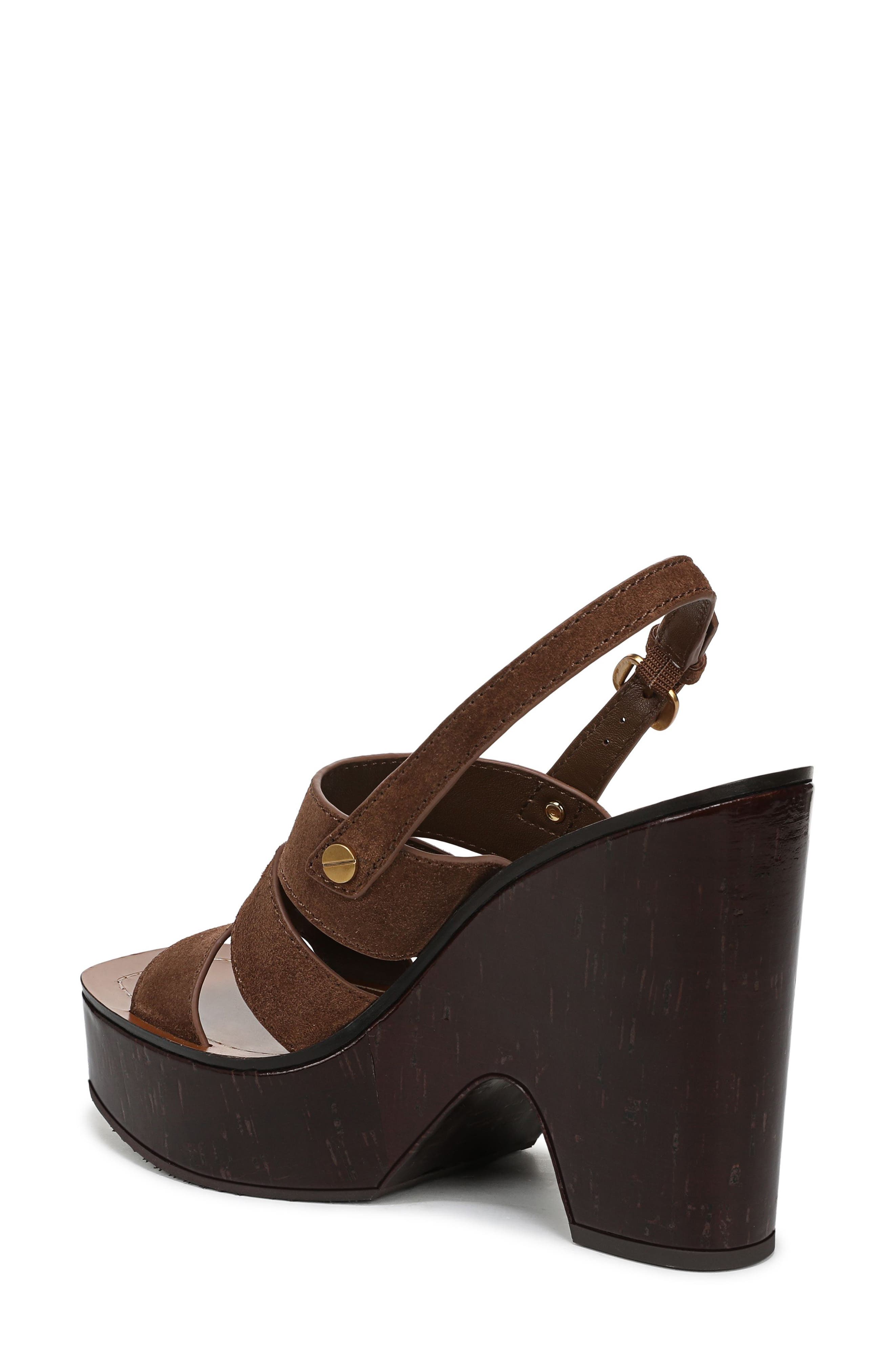 Veronica Beard Peony Slingback Platform Sandal
