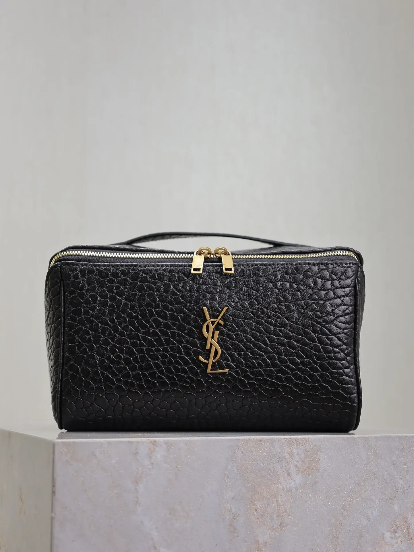 Saint Laurent Black Lambskin Top Handle Bag product photo from LabelPicks
