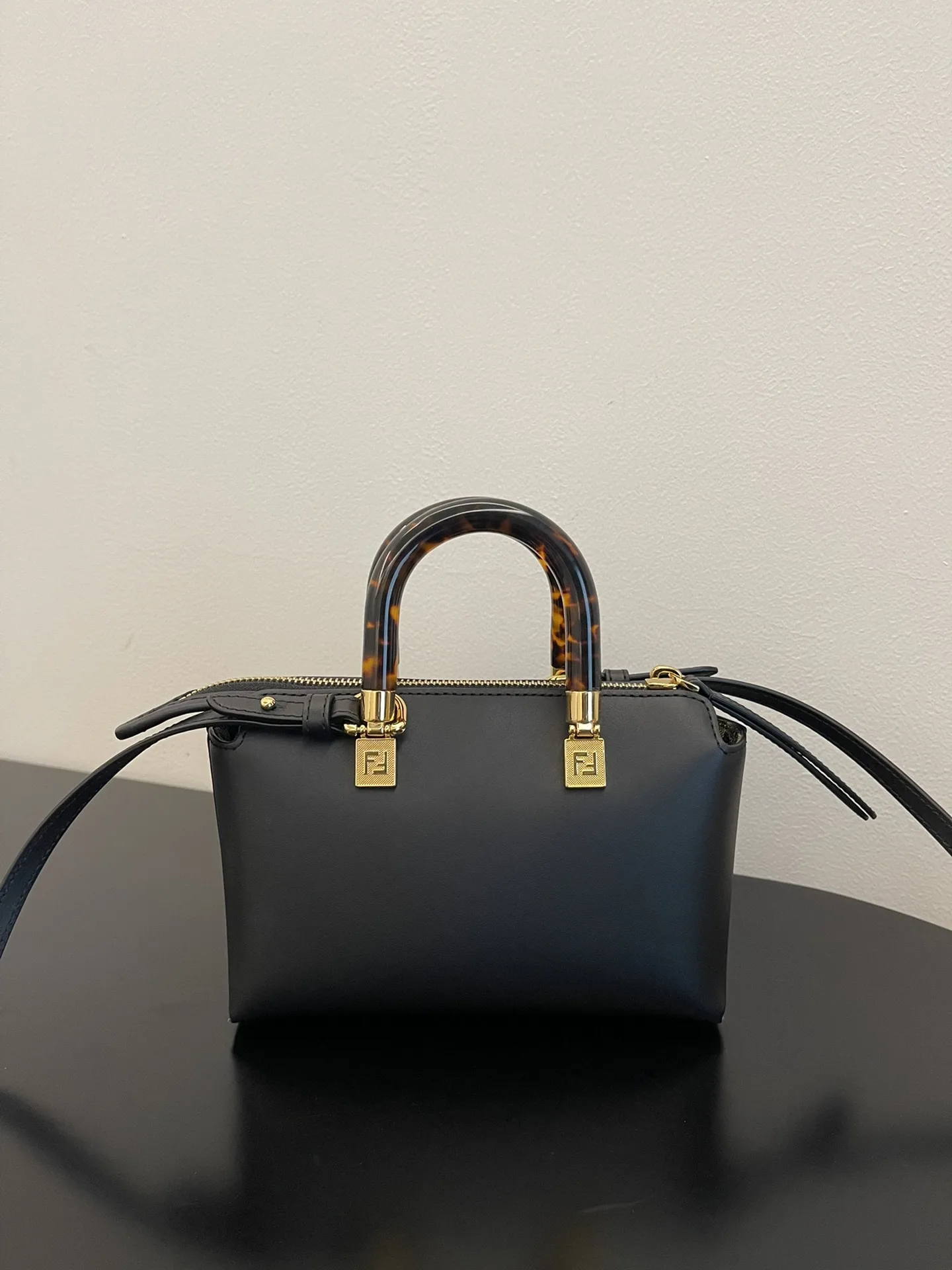 Fendi Black Calfskin Top Handle Bag product photo from LabelPicks