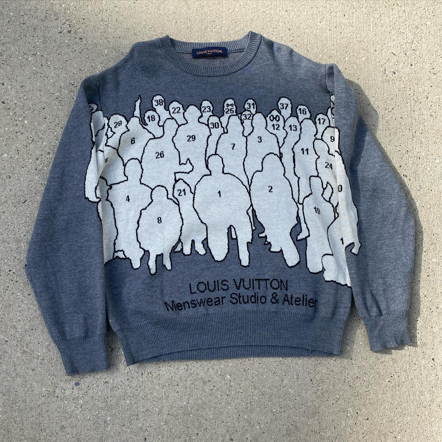 Personalized printed pullover sweater