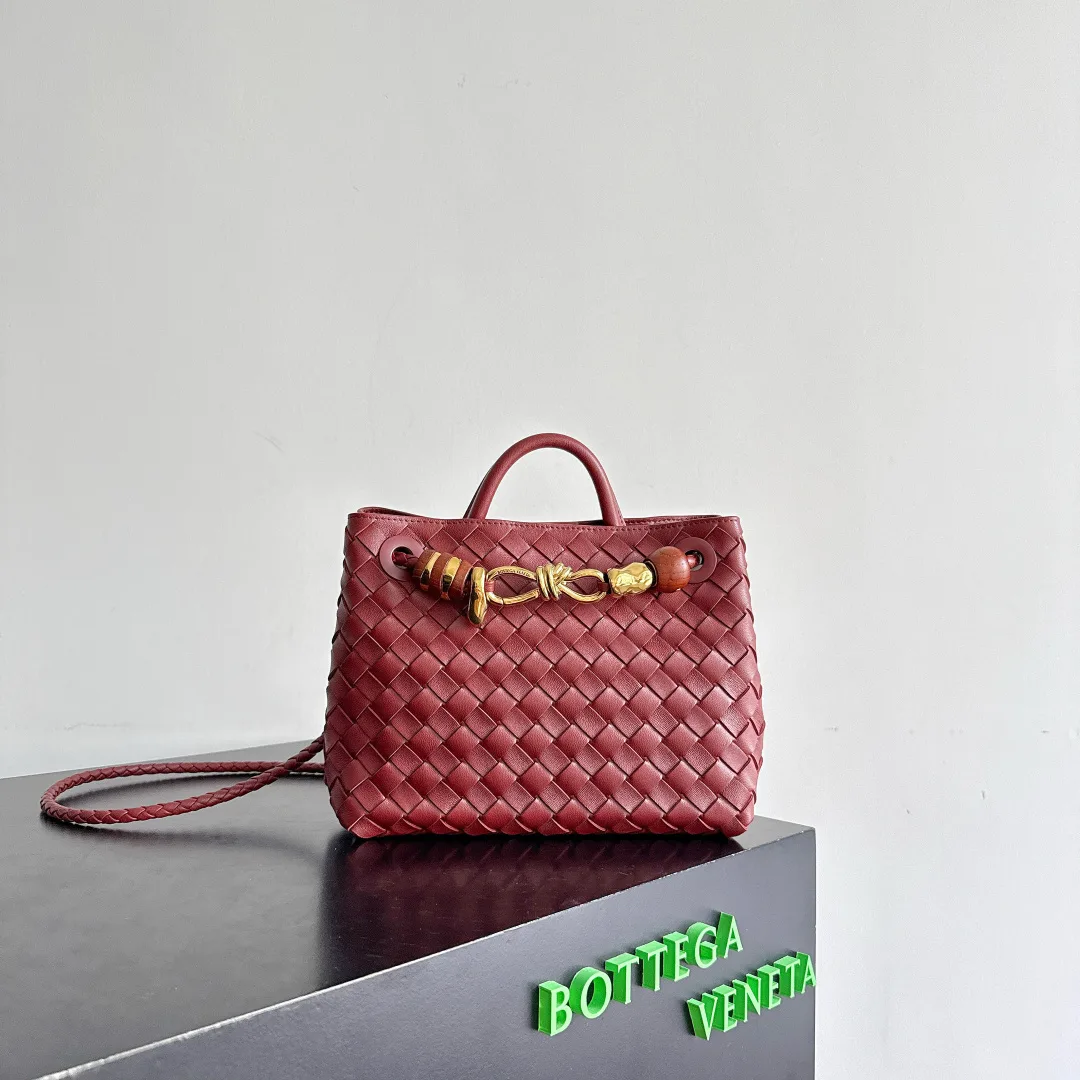 Bottega Veneta Intrecciato Woven Leather Andiamo Top Handle Bag product photo from LabelPicks