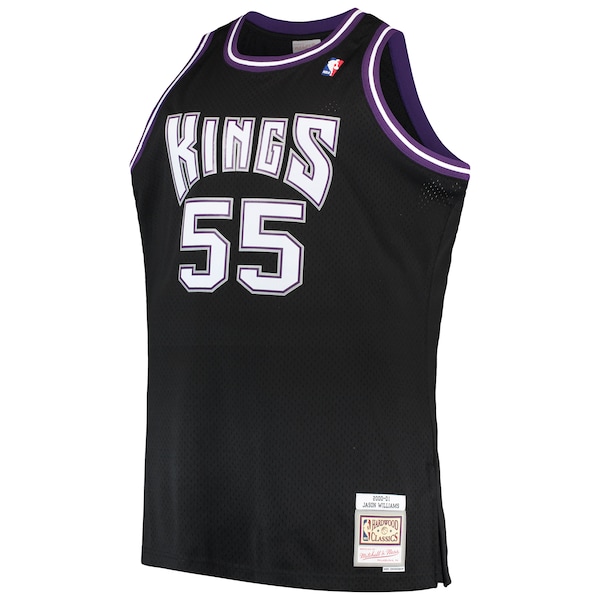 Jason Williams Sacramento Kings Big & Tall 2000/01 Hardwood Classics Swingman Jersey - Black