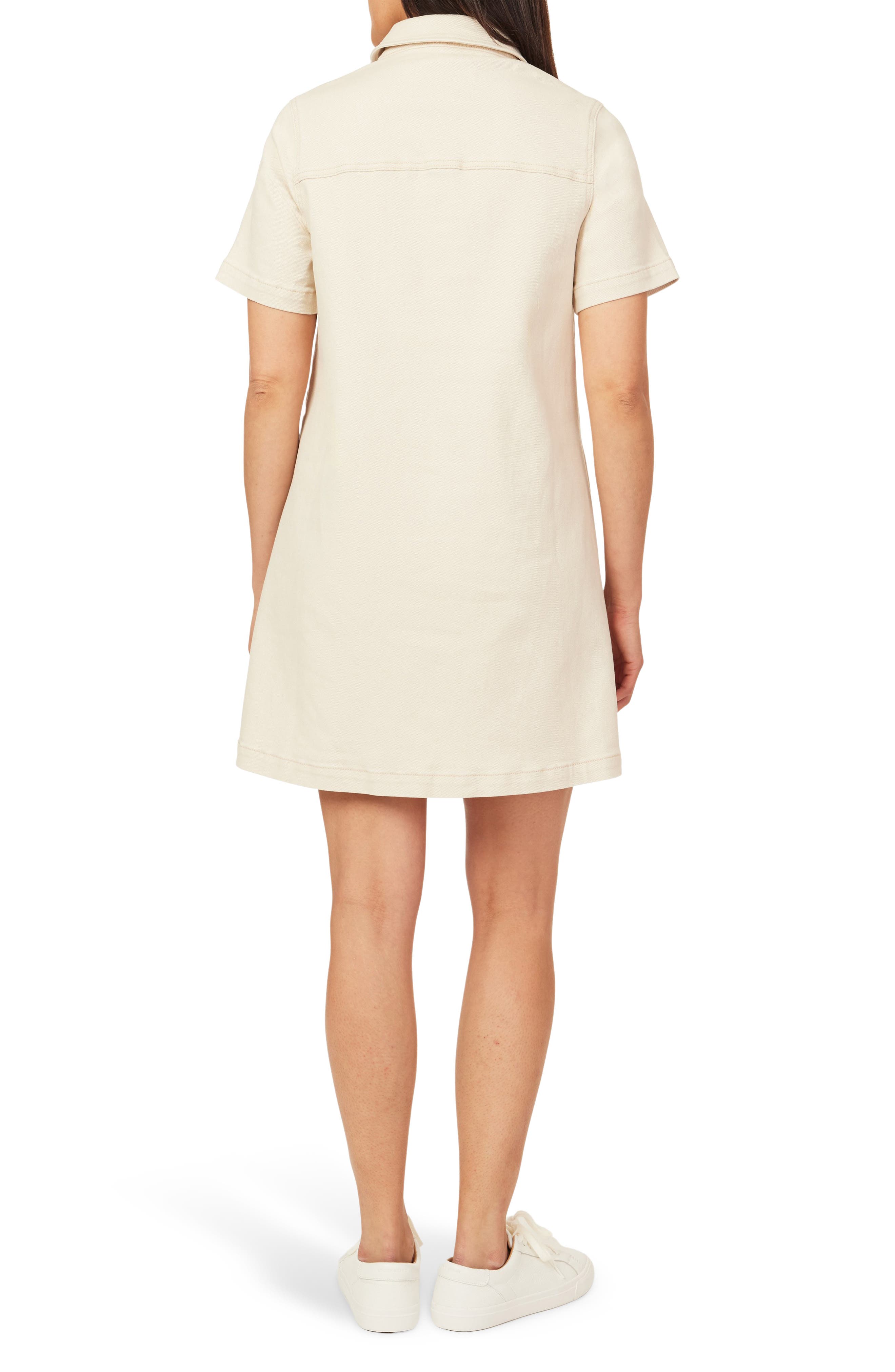 Scotch & Soda Short Sleeve Denim Polo Dress