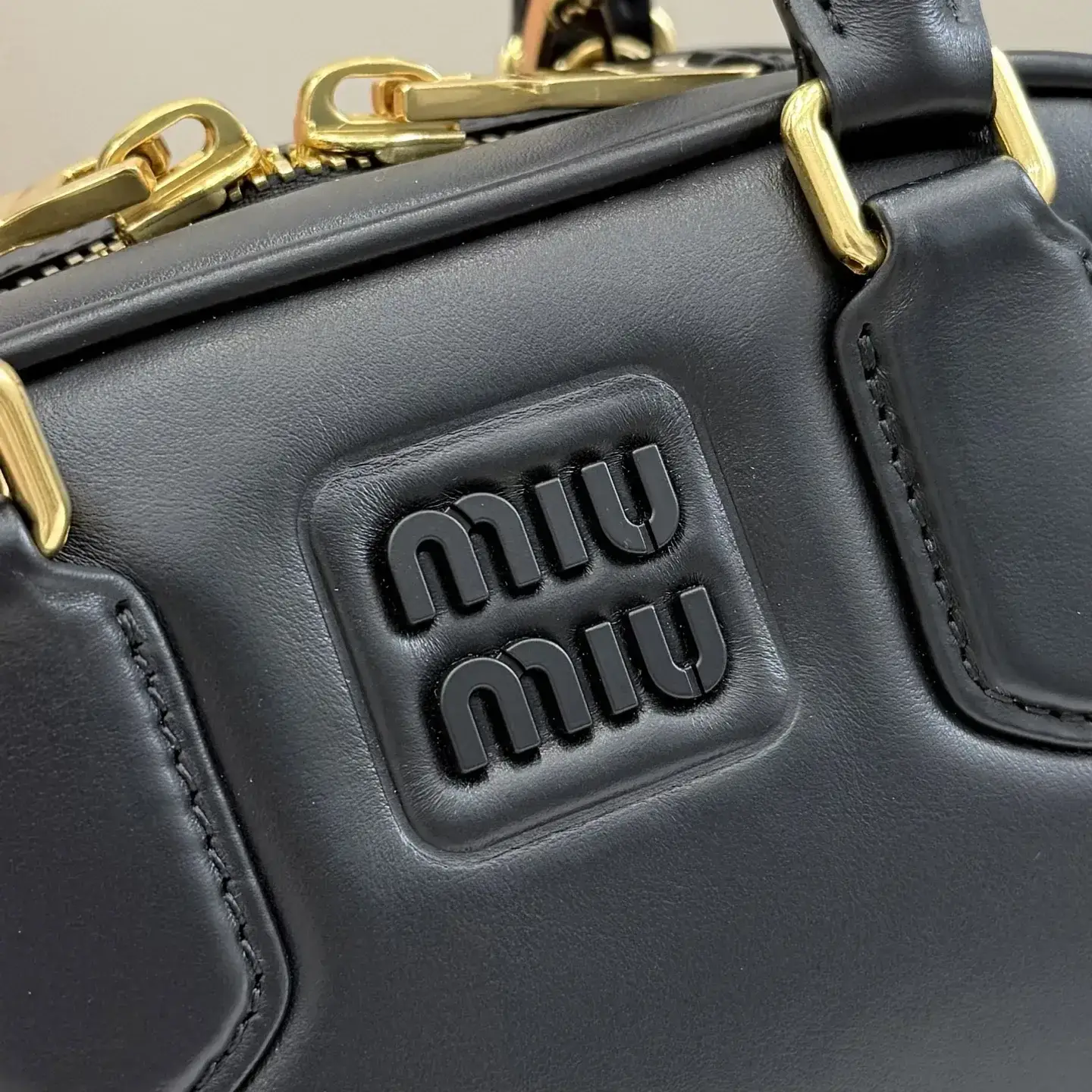 Miu Miu Black Arcadie Top Handle Bag product photo from LabelPicks