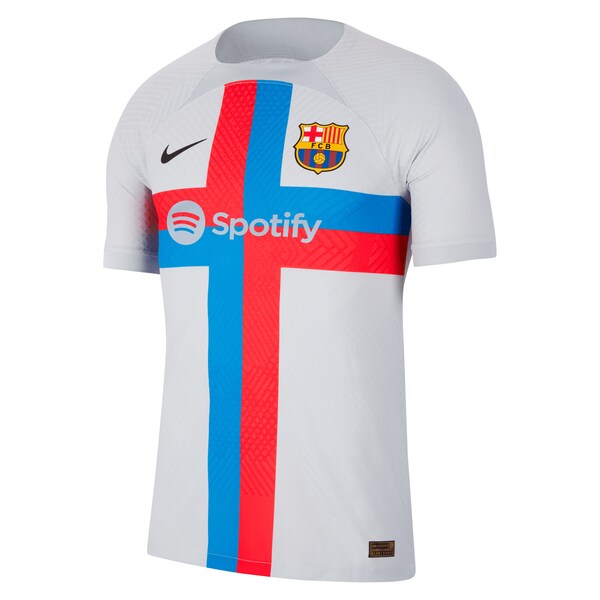 Barcelona Nike 2022/23 Third Vapor Match Authentic Custom Jersey - Gray