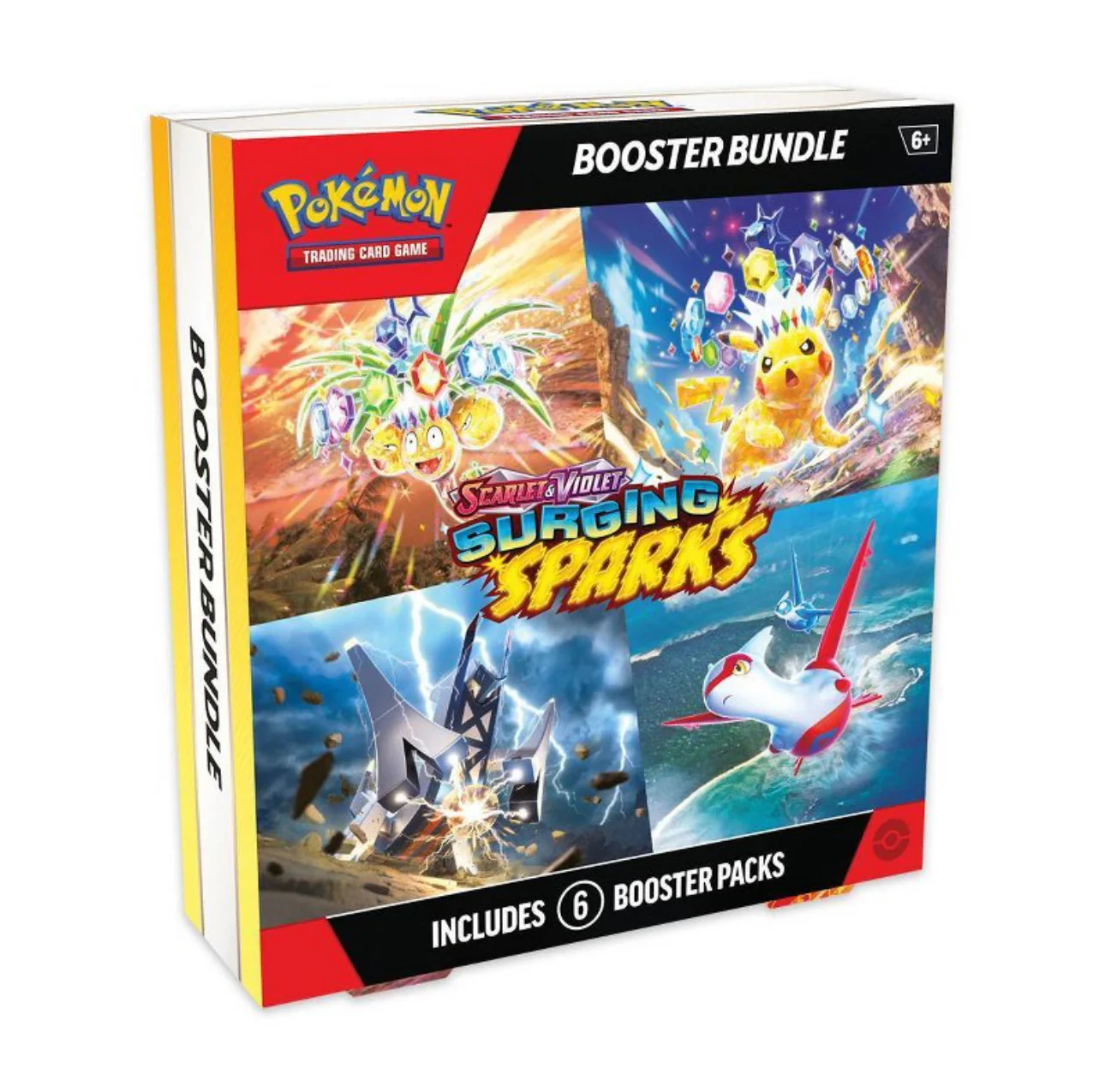 Pokemon TCG: Scarlet & Violet - Surging Sparks 6-Pack Booster Bundle
