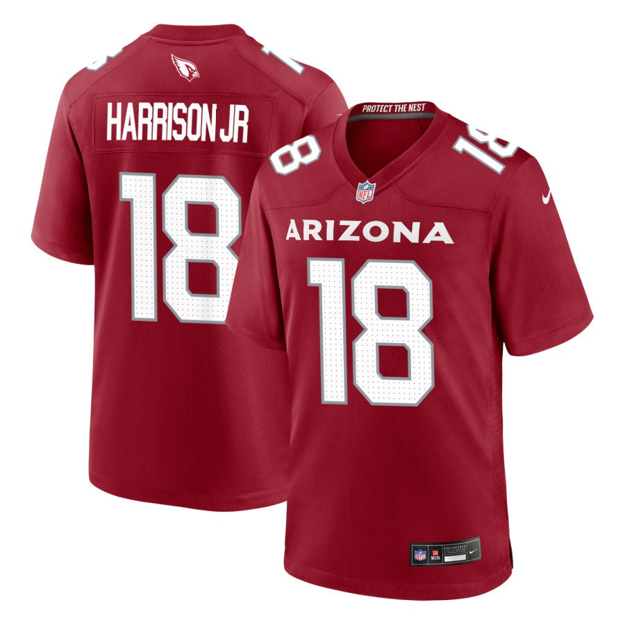 Marvin Harrison Jr Arizona Cardinals Nike Team Game Jersey -  Cardinal