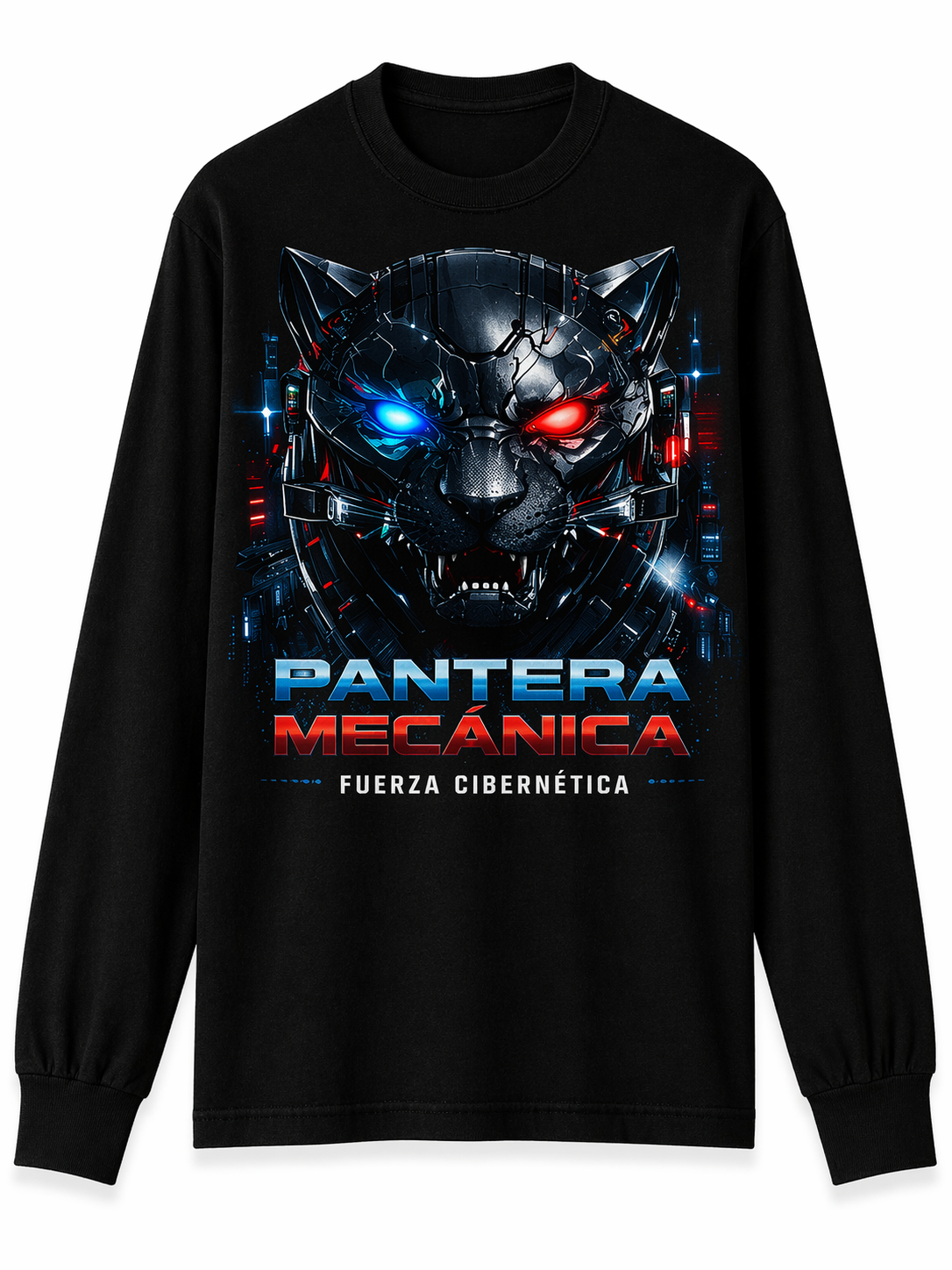 Remera Pantera Mecánica | Streetwear Cyber Unisex