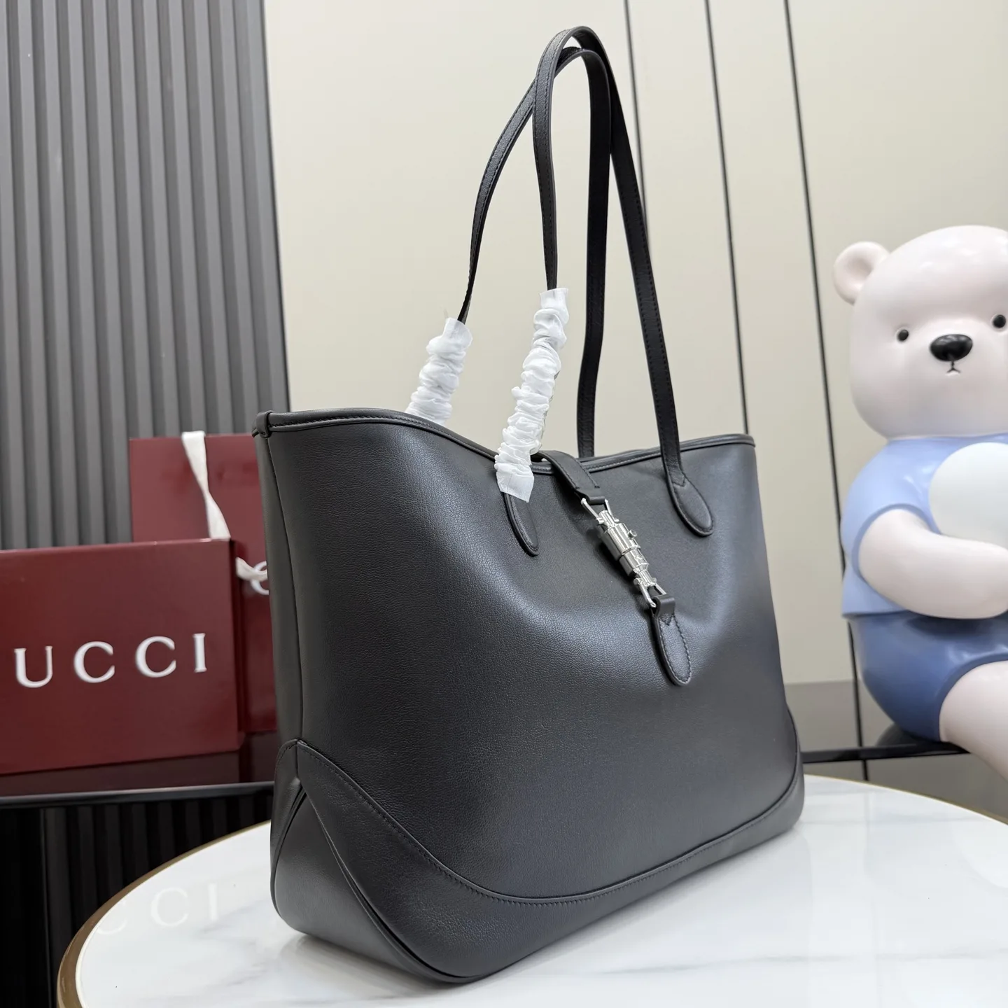 Gucci Black Jackie Quilted Leather Tote Bag product photo from LabelPicks