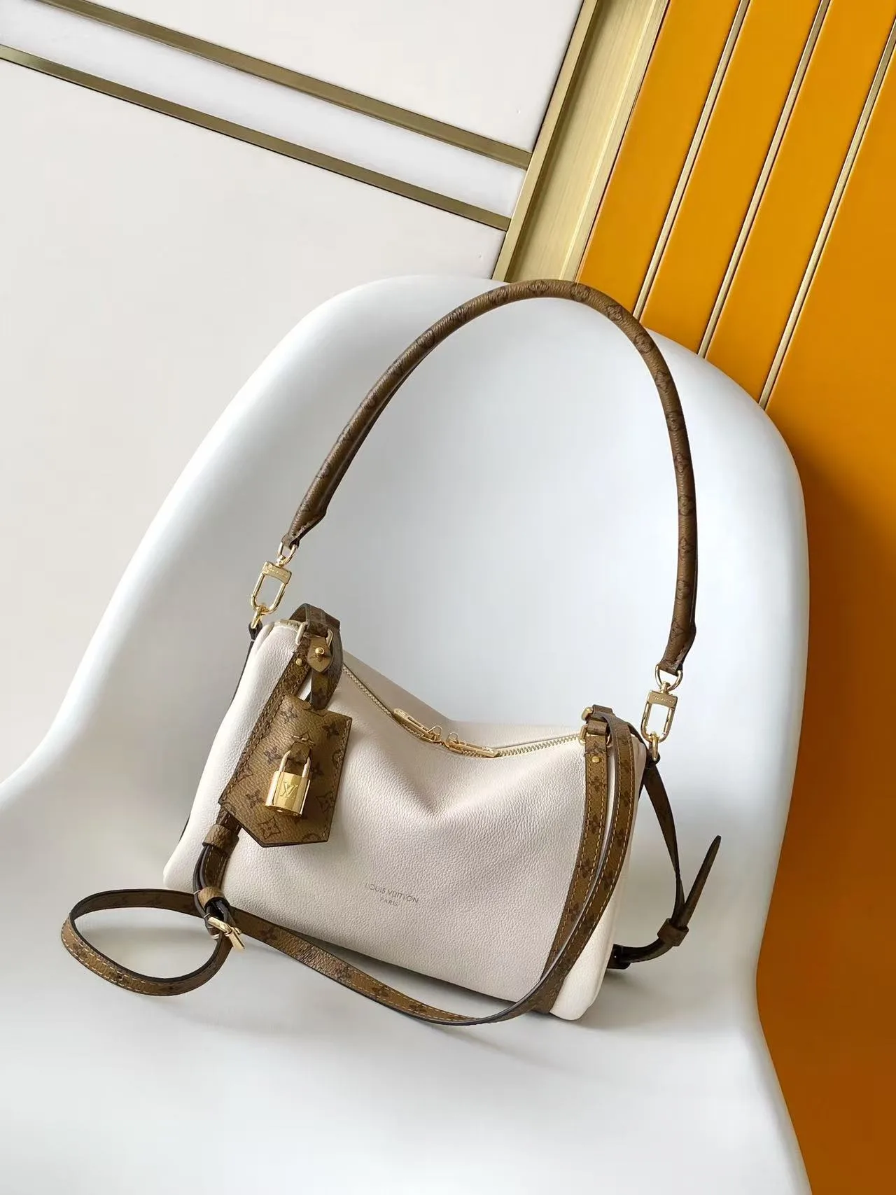 Louis Vuitton Black Keepall Calfskin Top Handle Bag product photo from LabelPicks