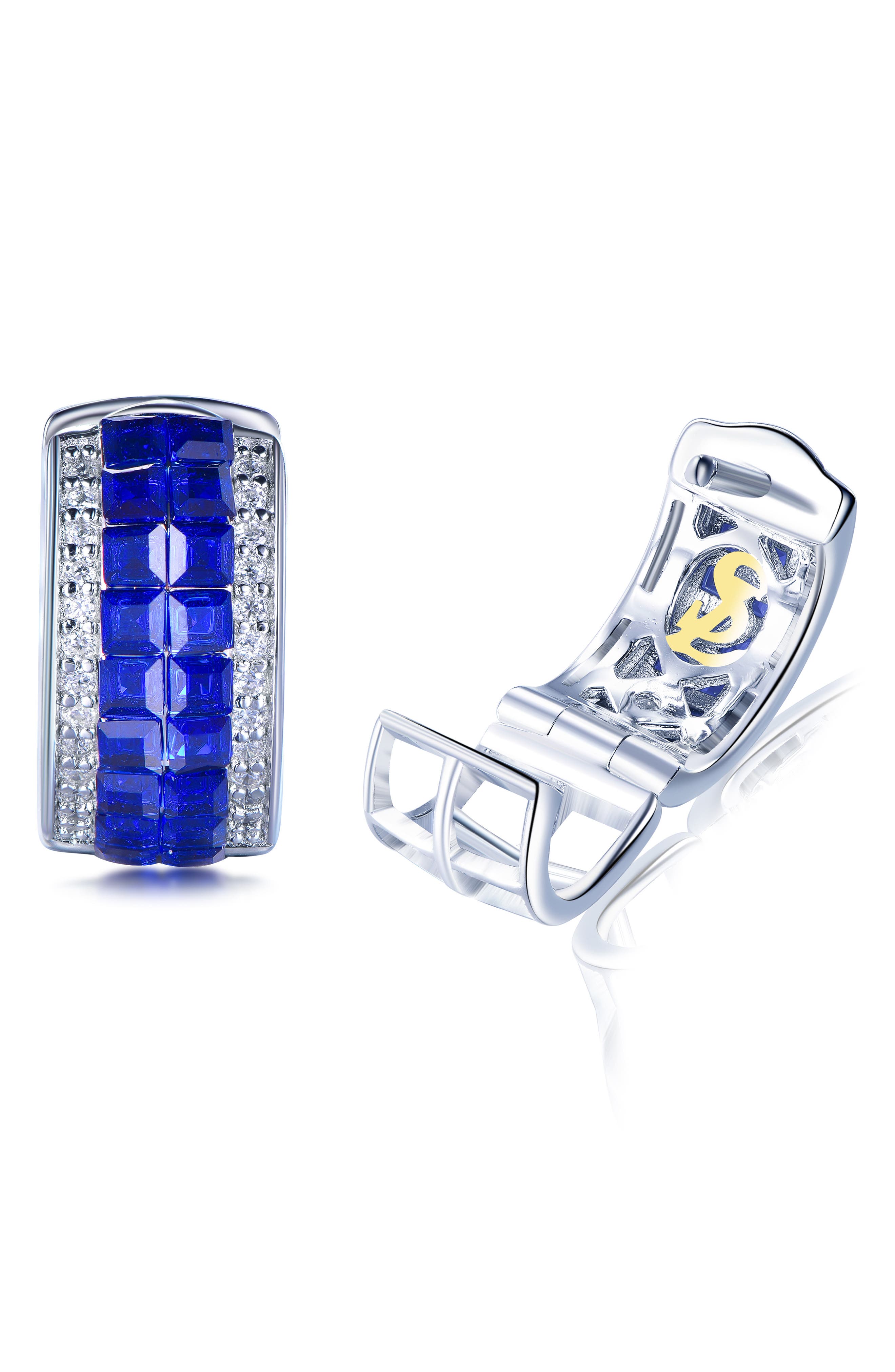 SUZY LEVIAN Cubic Zirconia Huggie Hoop Earrings