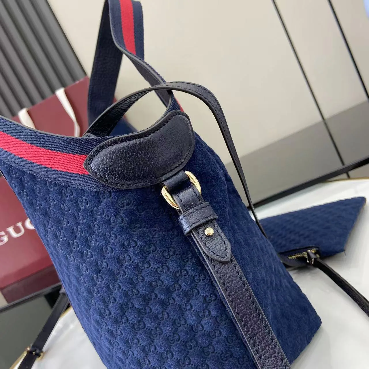 Gucci Blue GG Supreme Canvas Tote Bag product photo from LabelPicks