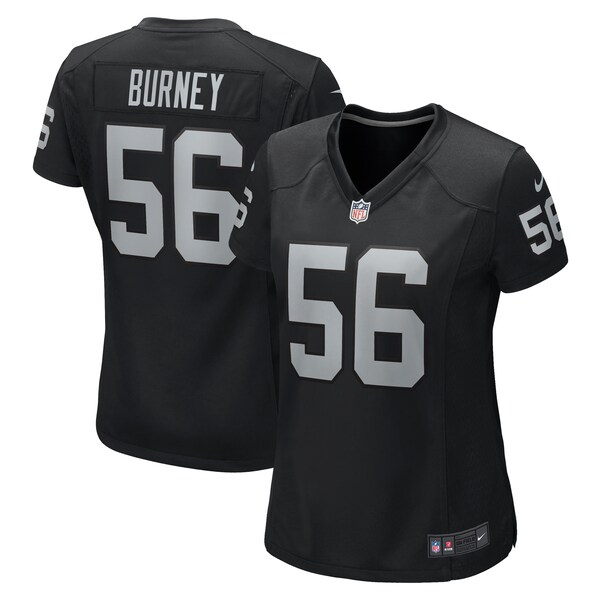 Amari Burney Las Vegas Raiders Nike Women's  Game Jersey -  Black
