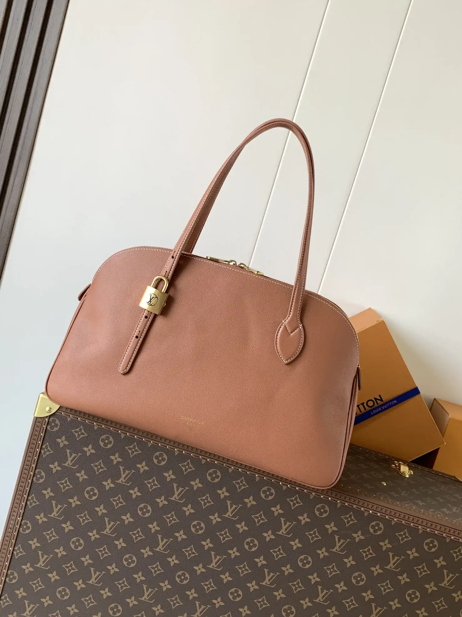 Louis Vuitton Black Calfskin Top Handle Bag product photo from LabelPicks