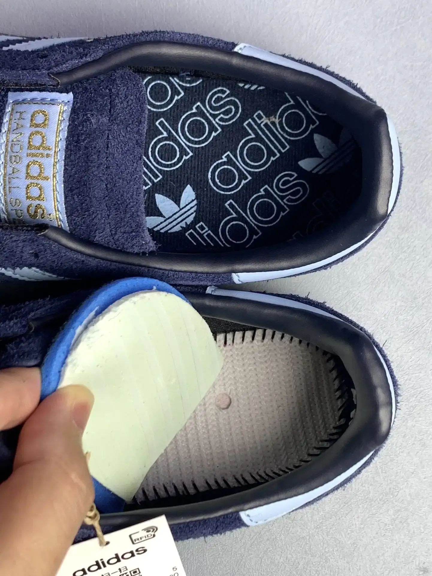 adidas Handball Spezial Collegiate Navy Shoes product photo from LabelPicks