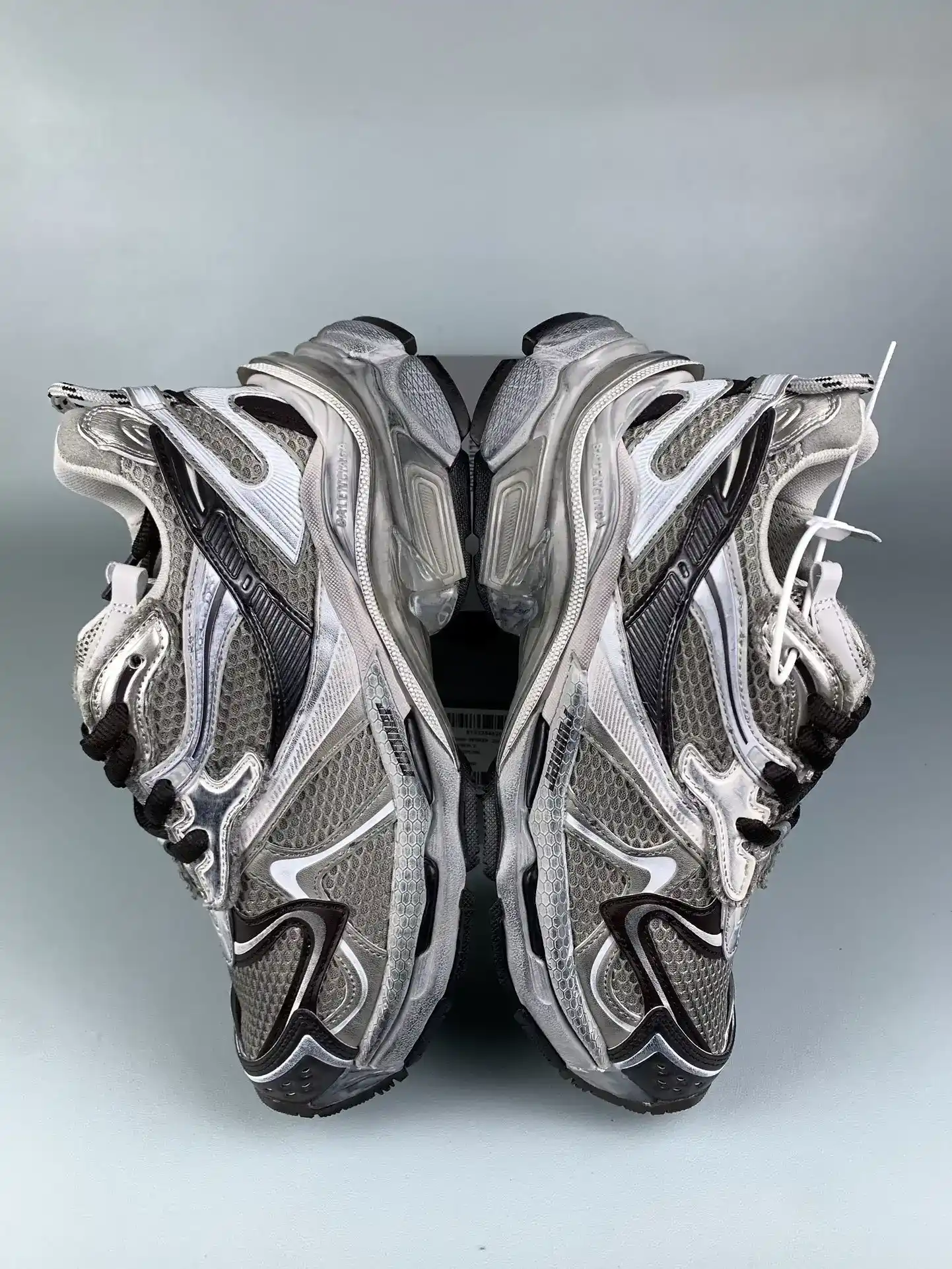 Balenciaga Runner Sneaker in Black/Silver product photo from LabelPicks