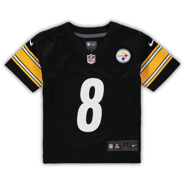 Kenny Pickett Pittsburgh Steelers Nike Toddler Game Jersey - Black