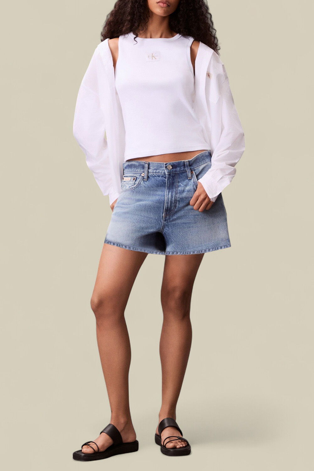 CALVIN KLEIN גופיית ריב