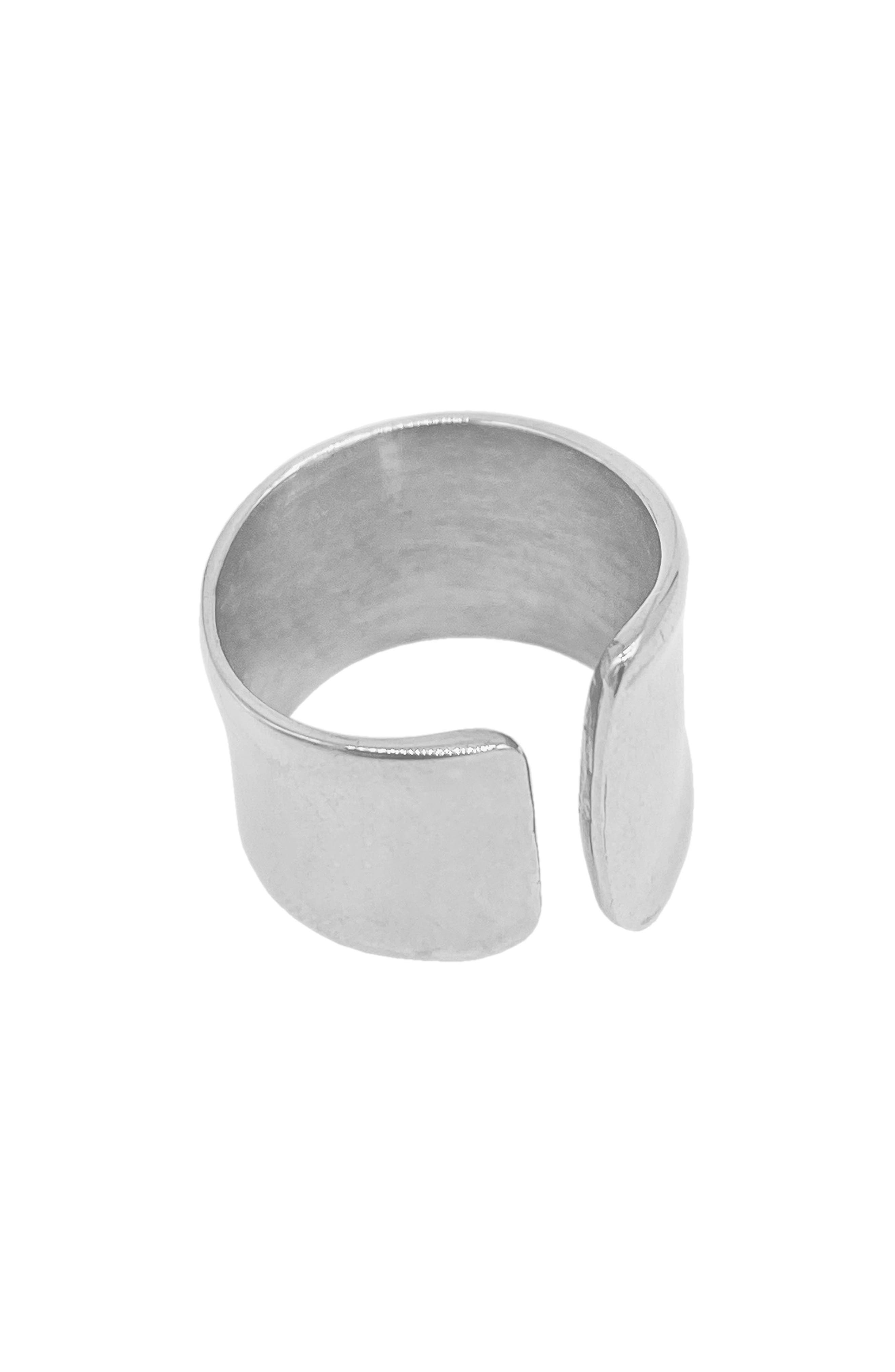 Adornia Water Resistant Tall Open Band Ring