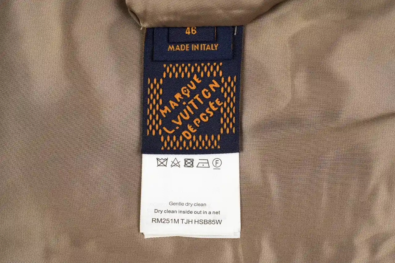 Louis Vuitton Khaki Embossed Hooded Padded Jacket product photo from LabelPicks