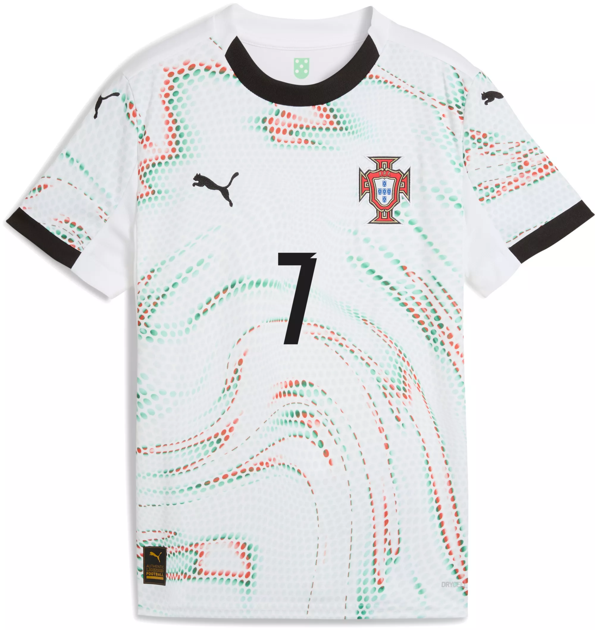 2025 PUMA Cristiano Ronaldo Portugal Youth Away Authentic Jersey