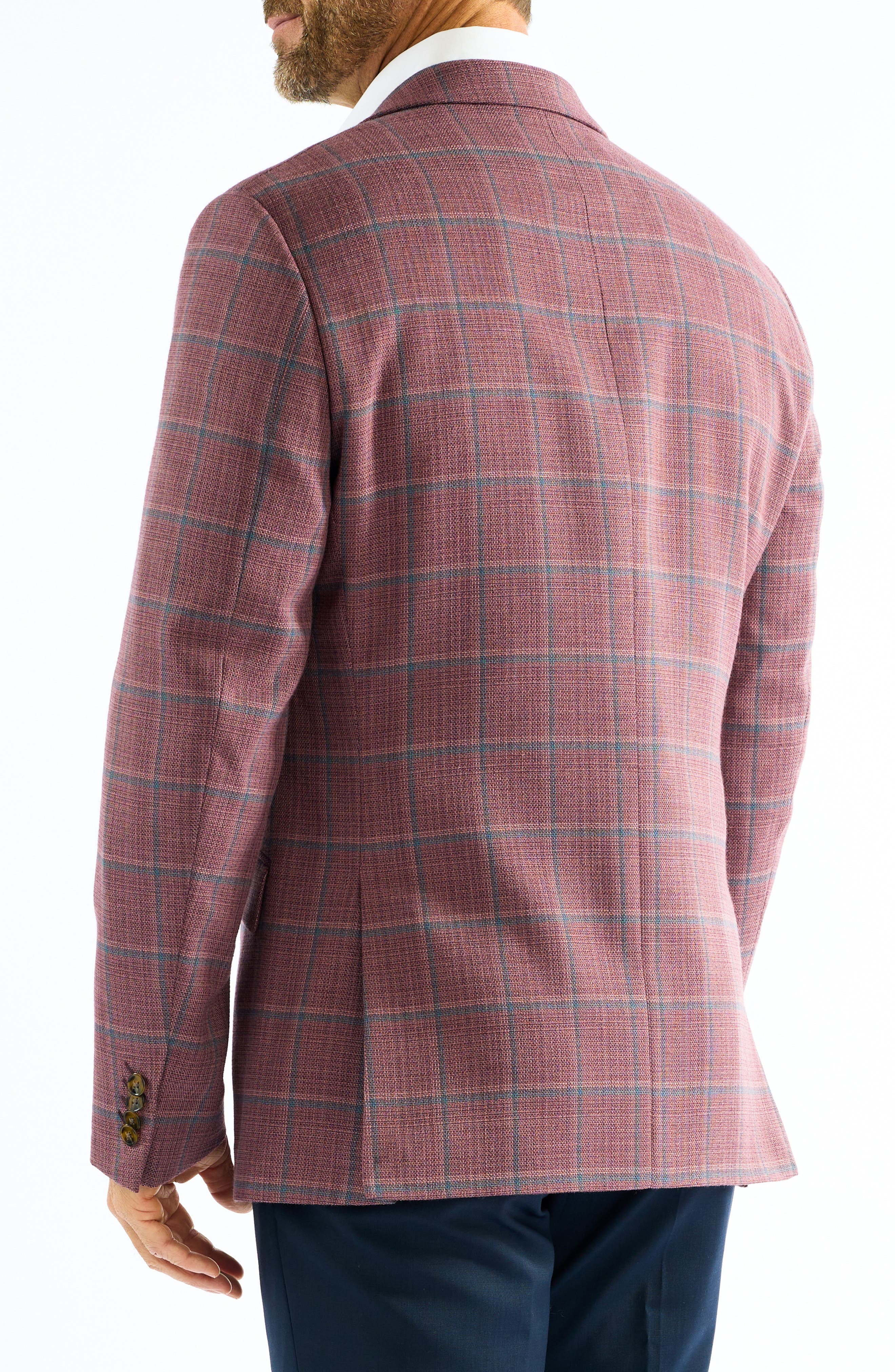 SAVILE ROW CO Windowpane Sport Coat