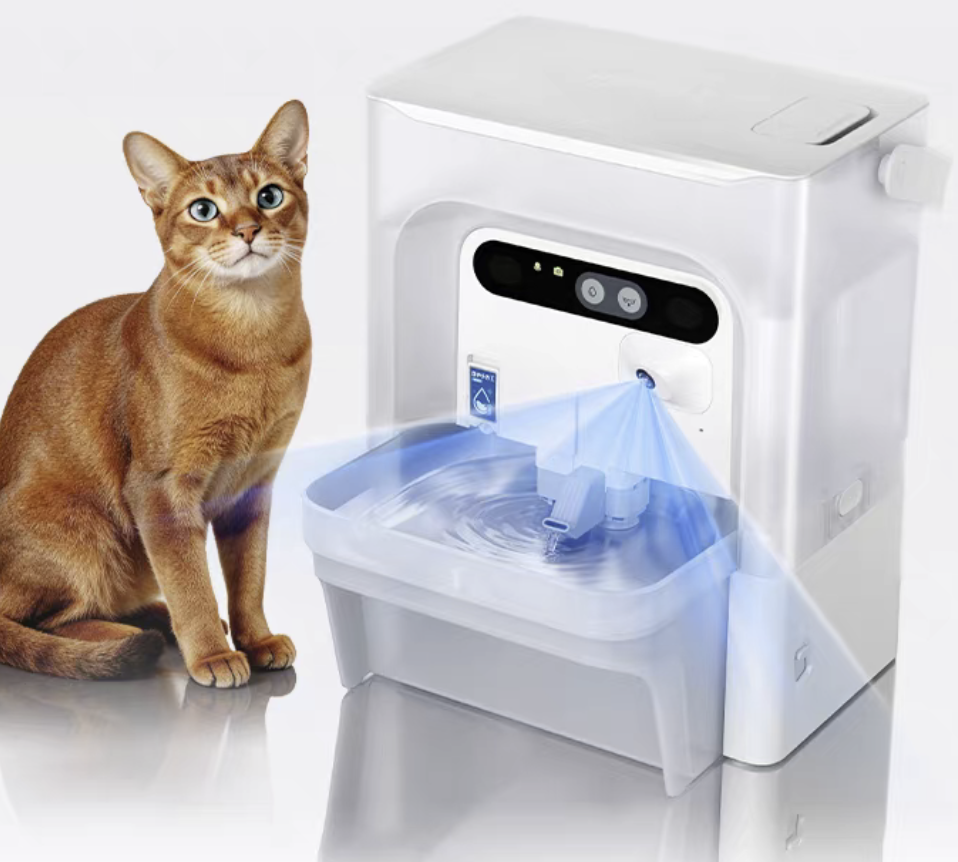 Cat Water Fountain Ultra Hot 100 degrees self clean and 5000ML container Camera AI Brand New - GreshamTech