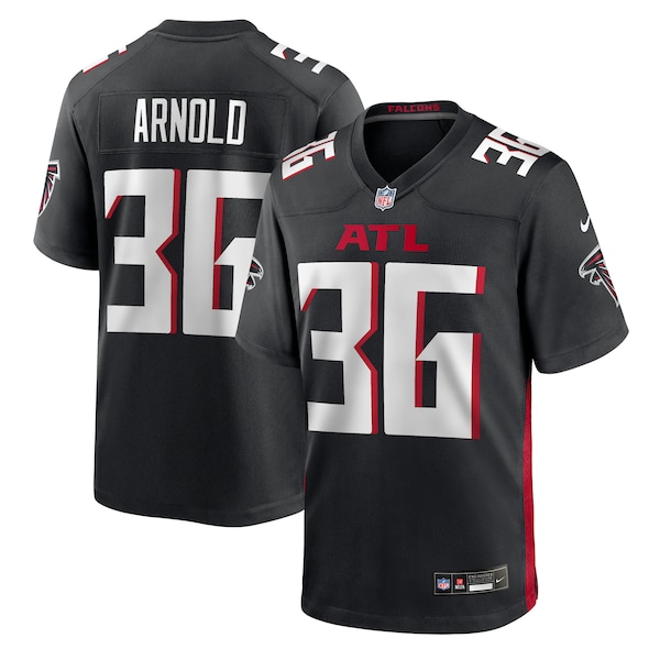 Grayland Arnold Atlanta Falcons Nike Team Game Jersey -  Black